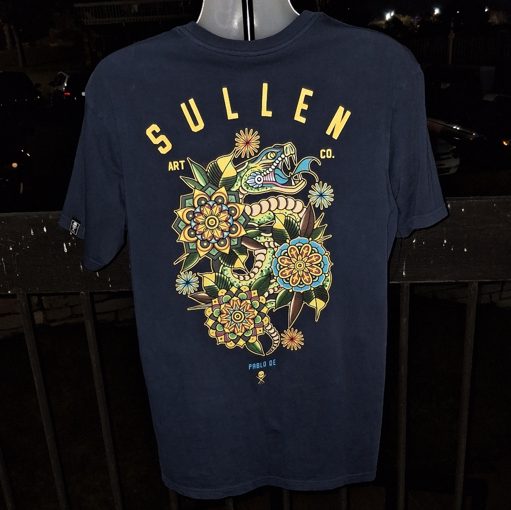 SULLEN Art Co. Pablo De Snake Tattoo T Shirt Size XL